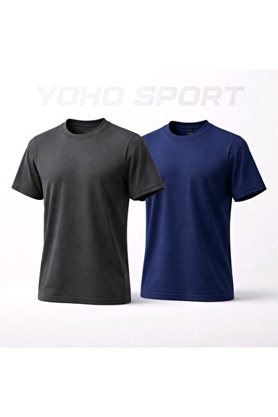 YOHO SPORT Unisex osnovni kroj, 100% pamuk, mekana tekstura, ANTRACIT-TAMNOMA...