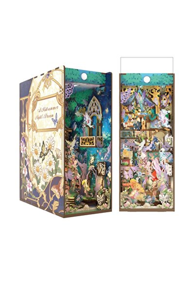 Tonecheer Puzzle 3D, Book Nook Visul unei nopți de vară, Lemn, Tonecheer, 206...