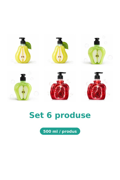 Tasty Set 6 Produse Tasty, Mix 2x Pere, 2x Mar Piele Sensibila, 2x Rodie