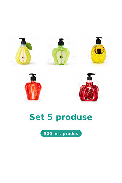 Tasty Set 5 Produse Tasty, Mix Pere, Mar Extract, Ananas, Capsuni, Rodie