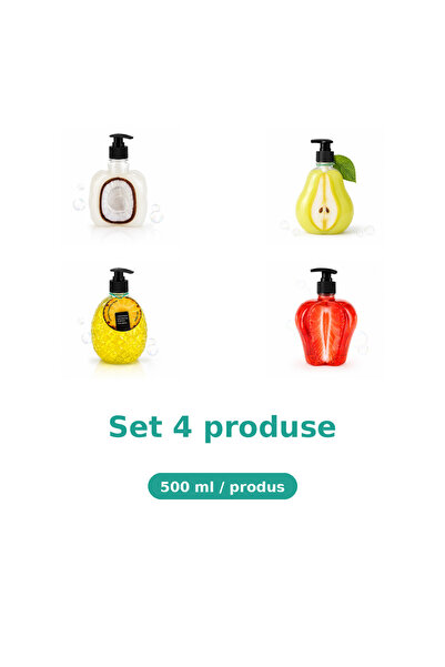 Tasty Set 4 Produse Tasty, Mix Cocos, Pere, Ananas, Capsuni