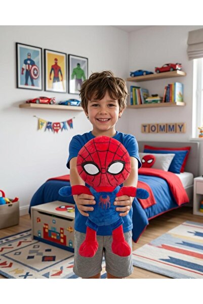 Toyzoy Toys Örümcek Adam Peluş Oyuncak 35 cm- Yumuşak & Oyun Arkadaşı