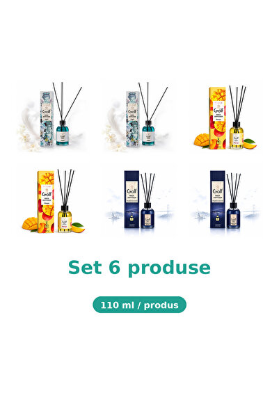 Golf Set 6 Produse Golf, Mix 2x Angel, 2x Mango, 2x Bosphorus Dream