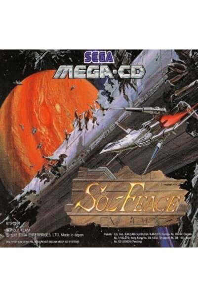 SEGA Sol-Feace Mega CD MegaCD Παιχνίδι (Μεταχειρισμένο)