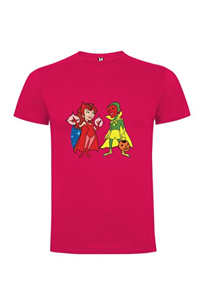 iLovePrints Cartoon Marvelous Costumed Characters Tshirt