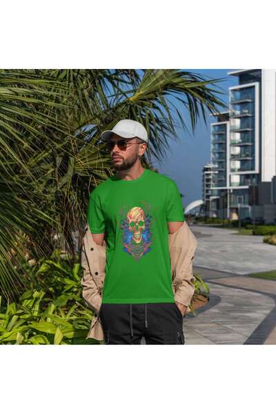 iLovePrints Abstract Skull Art Tshirt