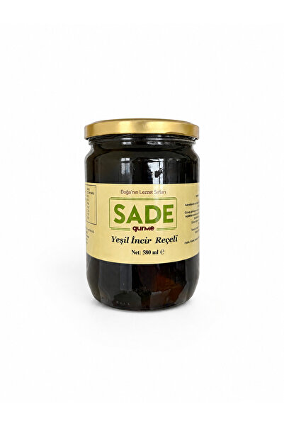 Sade Gurme Yeşil İncir Reçeli 580 ml