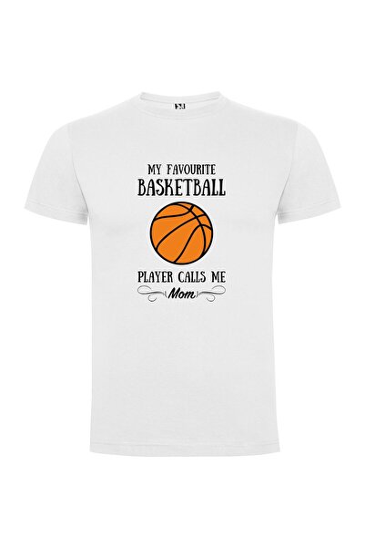 iLovePrints Mia's Mom Basketball Ball Tshirt
