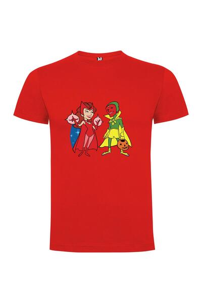 iLovePrints Cartoon Marvelous Costumed Characters Tshirt