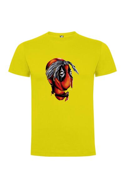 iLovePrints Deadpool Mandalorian Portrait Tshirt