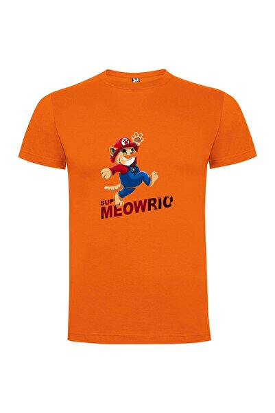 iLovePrints Mario Meow Cap Tshirt