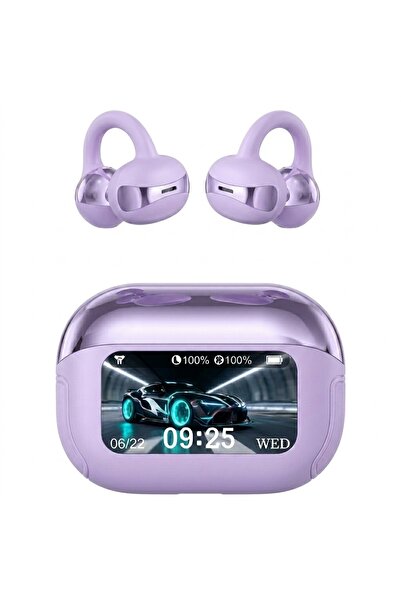 XTRIKE ME Klips Akıllı Ekranlı Kutulu Kablosuz Kulaklık Dokunmatik Bluetooth ...