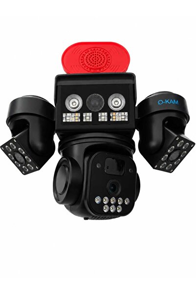 O-KAM PRO OKAM 5220 3 LENSLİ SOLAR WIFI GÜVENLİK KAMERASI – PROFESYONEL KORUMA SİSTEMİ