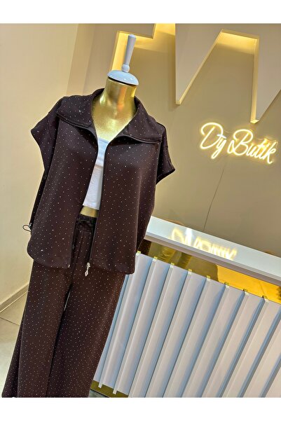 shop Taşlı Modal yelek takım