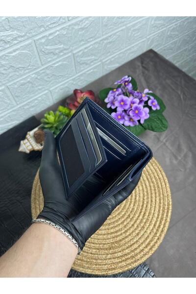 WAKHA Genuine Leather Men's Wallet with 3 Layers and Transparent Id Compartme...