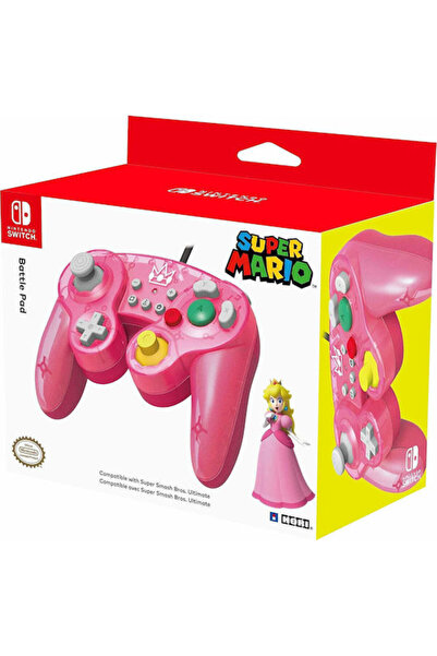 Hori Battle Pad Ενσύρματο Χειριστήριο για Switch Peach