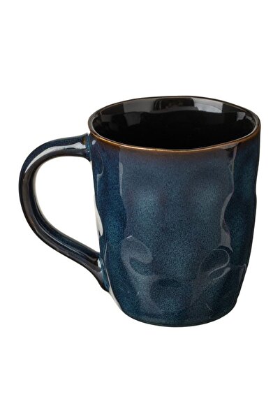 OEM Cană din ceramică multicolor 330ml, efect glaze, model reliefat