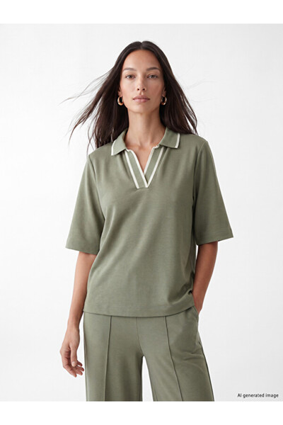 LC Waikiki Polo Collar Soft Touch Women's T-Shirt