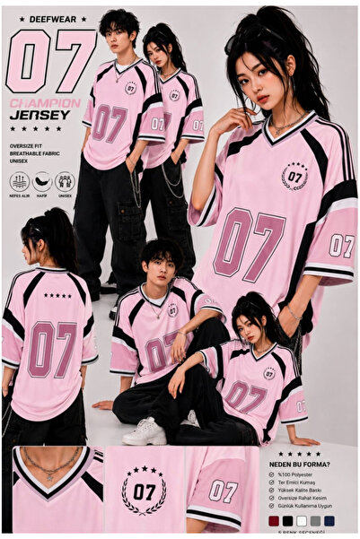 DEEFWEAR Champion 07 Jersey Oversize Streetwear Forma