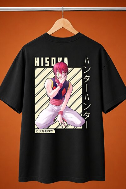 Hisoka Hunter x Hunter Baskili Oversize Tisort