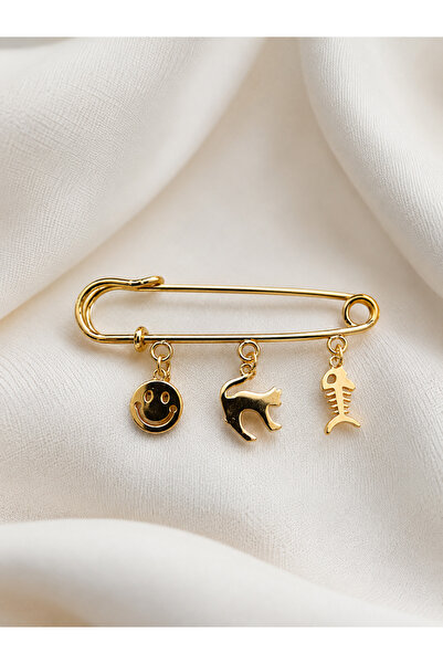 Hanori Accessory – Lucky Cat Charm Broş İğne pin