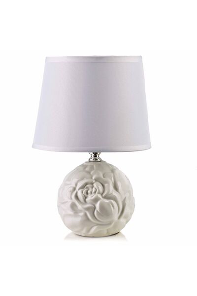 MONDEX Lampă de masă ceramică LETI 13 x 17.5 x 26.5 cm Gri 1 buc.