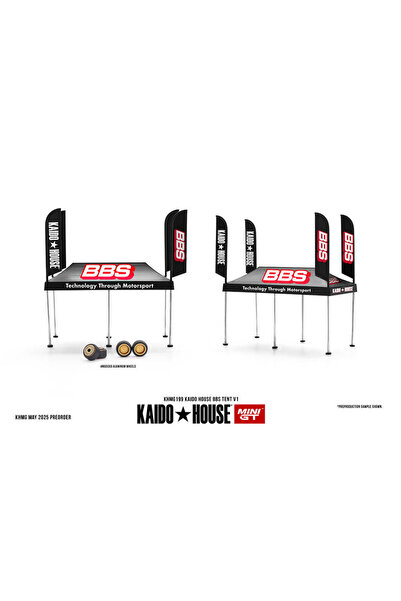 Mini GT Kaido House Mini GT 1/64 Kaido House BBS Tent V1 KHMG199