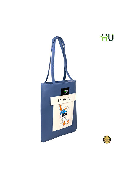 HU HAPPY USER KEMTU Fashion Bag – Stylish Trendy Handbag with Durable Material for Daily Use, Shopping, Travel & Casual Outings - Blue