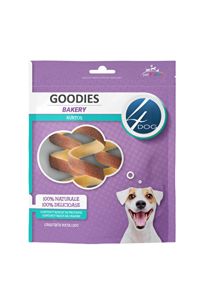 4dog GOODIES Patiserie Kurtos Gustări pentru câini 120g