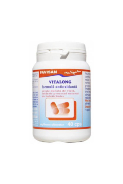 Favisan Vitalong Formula Antioxidanta Favisan, 40 capsule