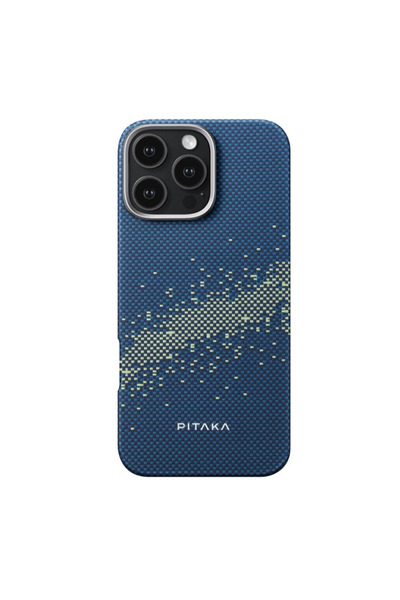 PITAKA Husă Tactilă Țesută din Aramid pentru iPhone 16 Pro MagSafe - StarPeak...