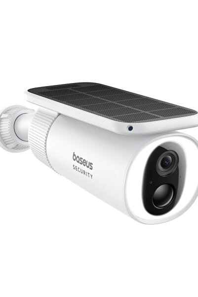 Baseus S1 Външна охранителна камера 2K HD Безжична Соларна IP67 Бяла