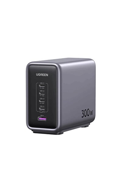 Ugreen Stație de încărcare Nexode 300W GaN, 4x USB-C, 1x USB-A
