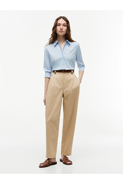Tommy Hilfiger ESS POPLIN REGULAR SHIRT Γυναικείο Μπλε Πουκάμισο - WW0WW47169