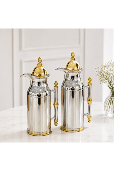 laverahome Luxurious 1+1 Liter Thermos Set – Elegant Hospitality and Perfect ...