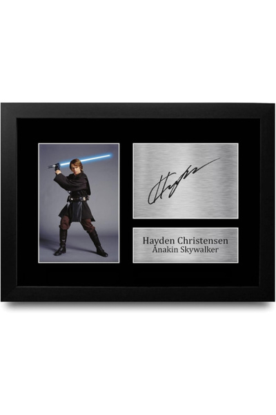 HWC Trading FR Hayden Christensen Gift Signed FRAMED A4 Printed Autograph Sta...