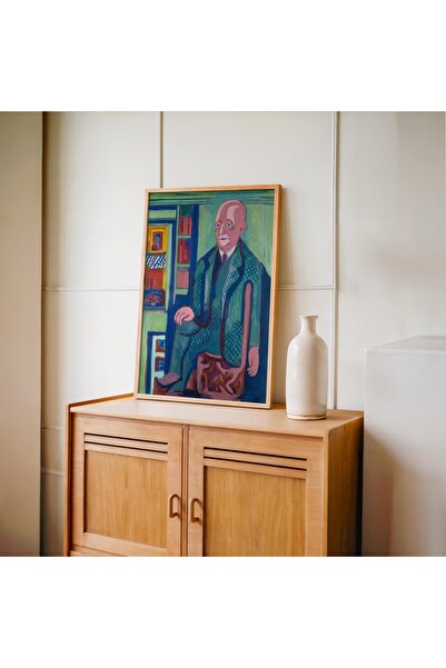 Pegziz Ernst Ludwig Kirchner Dr. Karl Hageman Portret Slika | Uramljeni Ekspr...