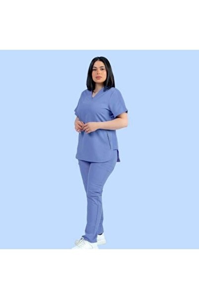 Authentic Women's Medical Scrub Set - Blue by Al-Aseel