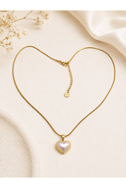Archhazel Jewelery Heart Steel Necklace