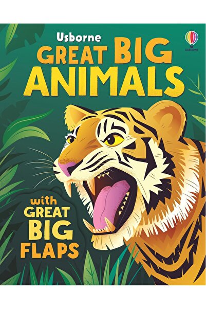 Usborne Carte cu clapete - Animale uriașe (cu clapete uriașe)