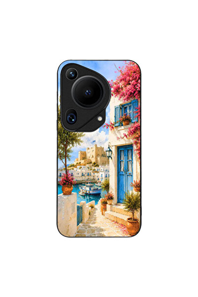 Sonique Θήκη Greek Island Muse Series για Huawei Pura 70 Ultra Ροδίτικο Λιμάνι