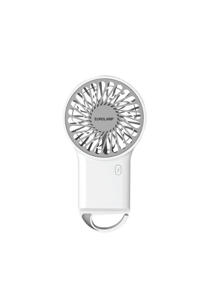 EUROLAMP ΕΠΑΝΑΦΟΡΤΙΖΟΜΕΝΟΣ ΑΝΕΜΙΣΤΗΡΑΣ ΧΕΙΡΟΣ ΜΕ ΔΑΧΤΥΛΙΔΙΟ Φ8 ΛΕΥΚΟ
