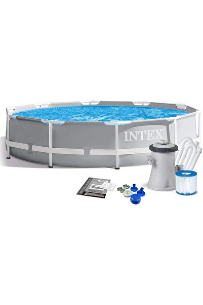 Intex Prism Frame Above Ground Pool Round With Filter 305cmx76cm - 26702