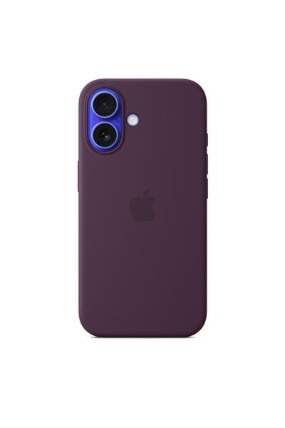 Apple Husă de silicon pentru iPhone 16 cu MagSafe - Prună