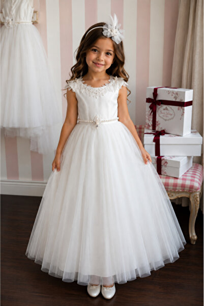 sunshine boutique15 Long lulu and lace high chest occasion dress - 5 years le...