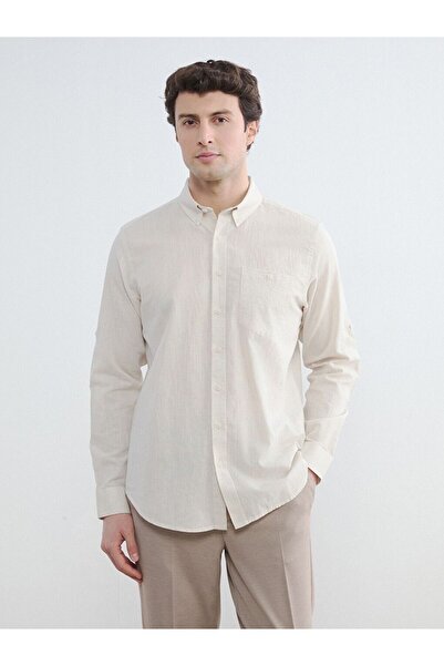 LC Waikiki Regular Fit Linen Blended Men's Shirt