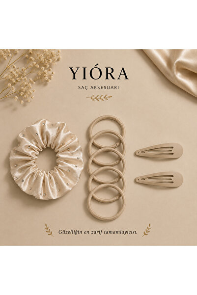 yiora Set de 8 catarame din cauciuc pentru femei (2 catarame laterale + 5 cat...