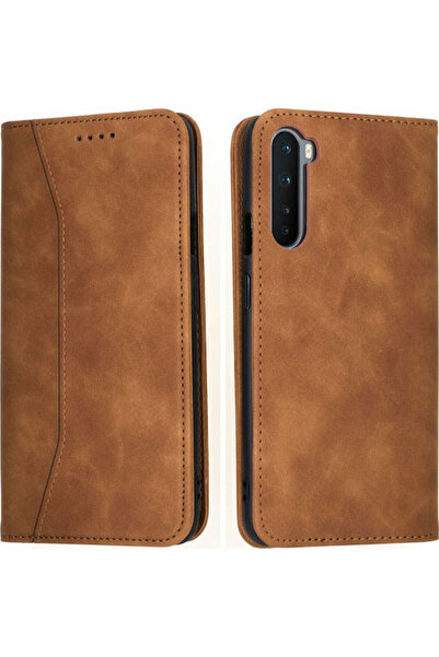 Other Bodycell Πορτοφόλι από συνθετικό δέρμα PU, Καφέ (OnePlus Nord) Κωδικός:...