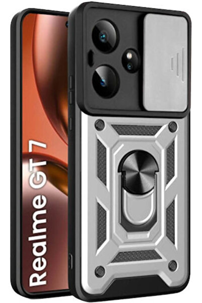 OEM Συρόμενο Πίσω Κάλυμμα Μεταλλικό Ασημί (Realme GT 7, Realme GT 7T) Κωδικός...