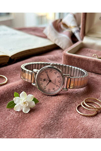 DNZ Watch Store Minimal Yaylı Kordonlu Retro Kadın Kol Saati